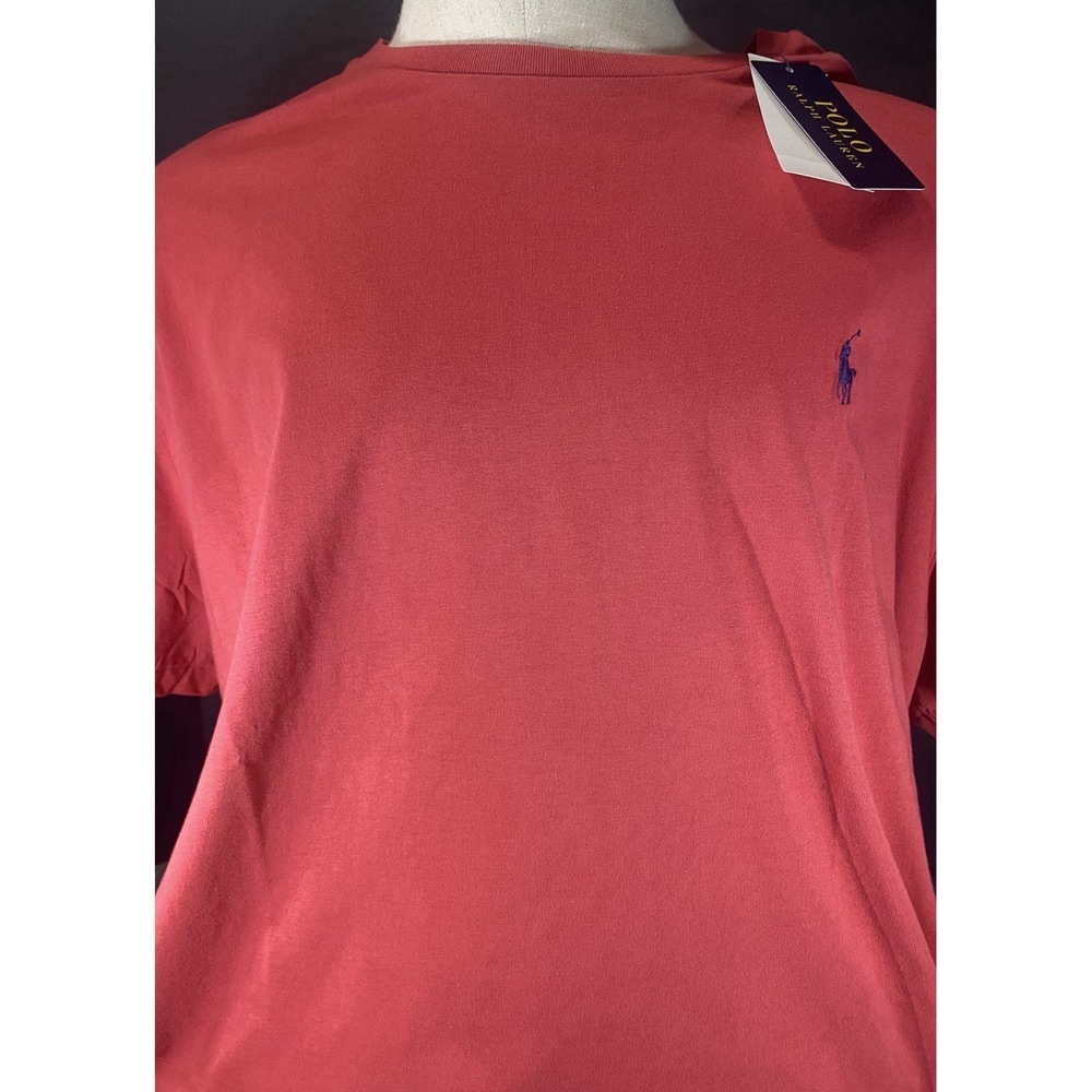 Polo Ralph Lauren Men's Classic Fit Short Sleeve T-Shirt Pring Red XL FAST SHIP